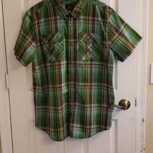 prAna: Men's Short Sleeved Button Shirt. XL